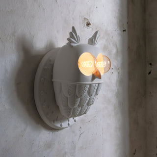 Owl Resin Sculptural Sconce