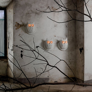 Owl Resin Sculptural Sconce