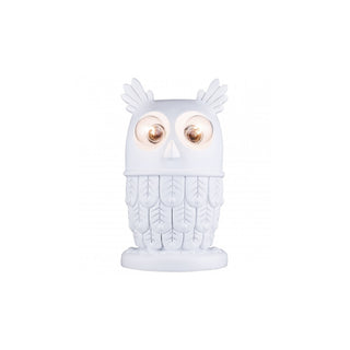 Kael Owl Resin Sculptural Table Lamp