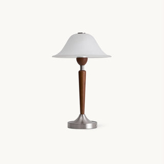 Hugo Mid-Century Wood & Metal Table Lamp