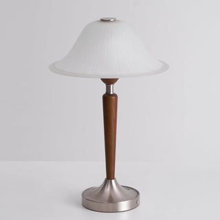 Hugo Mid-Century Wood & Metal Table Lamp