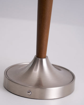 Hugo Mid-Century Wood & Metal Table Lamp