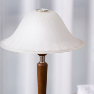 Hugo Mid-Century Wood & Metal Table Lamp