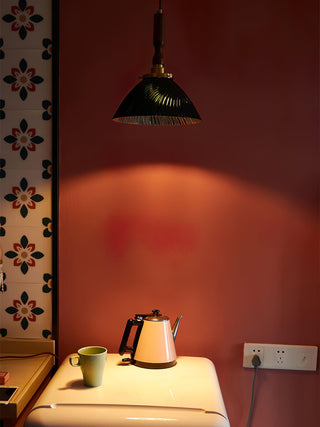 Tiber Farmhouse Glass Pendant Light