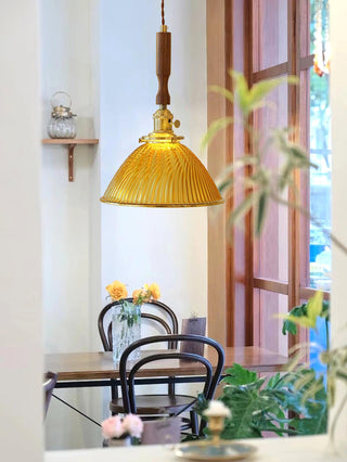 Tiber Farmhouse Glass Pendant Light