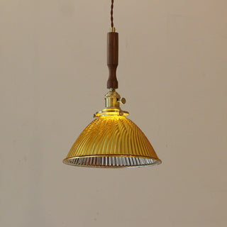 Tiber Farmhouse Glass Pendant Light