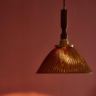 Tiber Farmhouse Glass Pendant Light