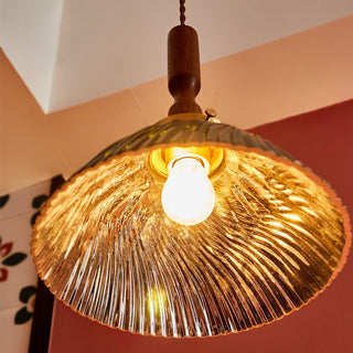 Tiber Farmhouse Glass Pendant Light