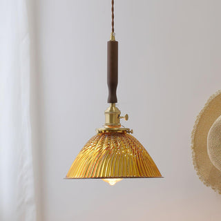 Tiber Farmhouse Glass Pendant Light