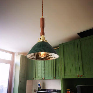 Tiber Farmhouse Glass Pendant Light