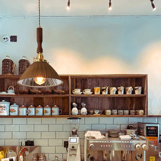 Tiber Farmhouse Glass Pendant Light
