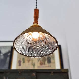 Tiber Farmhouse Glass Pendant Light