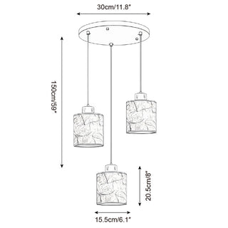 Salvo Vintage Rice Papper Pendant Lamp