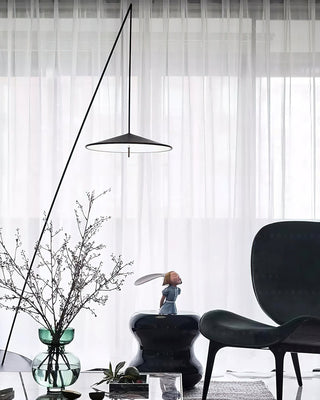 Zen Modern Metal Arc Floor Lamp