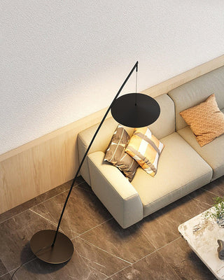 Zen Modern Metal Arc Floor Lamp