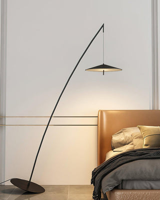 Zen Modern Metal Arc Floor Lamp