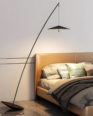 Zen Modern Metal Arc Floor Lamp