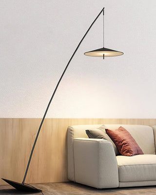 Zen Modern Metal Arc Floor Lamp