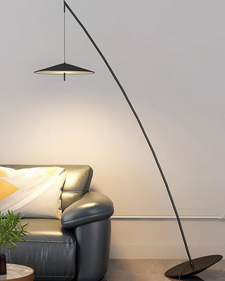 Zen Modern Metal Arc Floor Lamp
