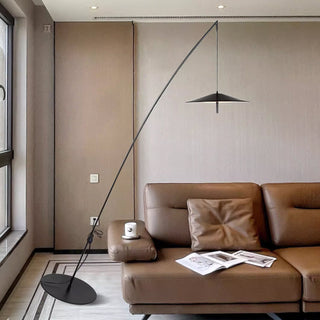 Zen Modern Metal Arc Floor Lamp