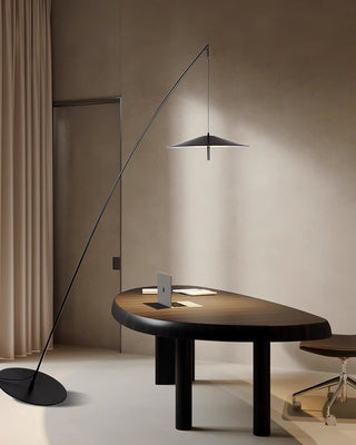 Zen Modern Metal Arc Floor Lamp