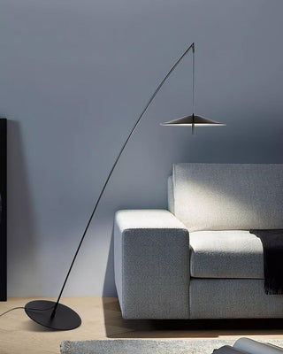 Zen Modern Metal Arc Floor Lamp