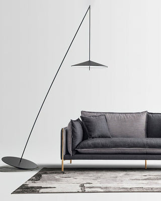 Zen Modern Metal Arc Floor Lamp