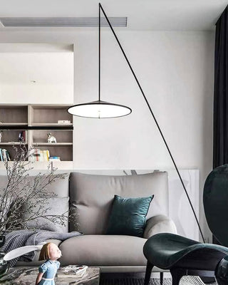 Zen Modern Metal Arc Floor Lamp