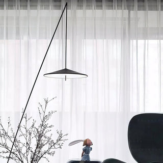 Zen Modern Metal Arc Floor Lamp