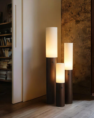 Timber Column Minimalist Wood Floor Light