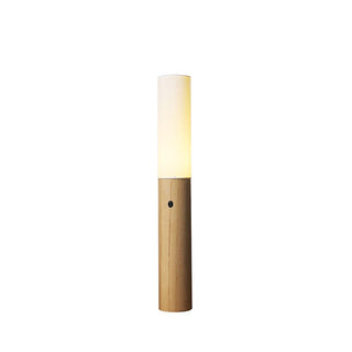 Timber Column Minimalist Wood Floor Light