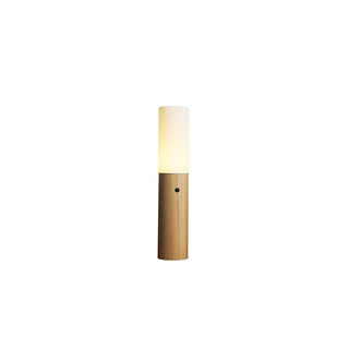 Timber Column Minimalist Wood Floor Light