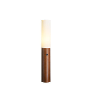 Timber Column Minimalist Wood Floor Light