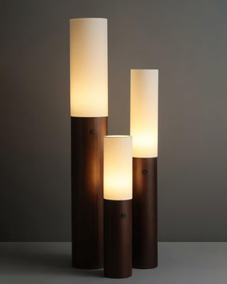 Timber Column Minimalist Wood Floor Light