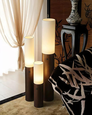 Timber Column Minimalist Wood Floor Light