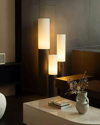 Timber Column Minimalist Wood Floor Light