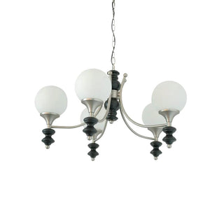 Tina Mid-Century Modern Wood Chandelier