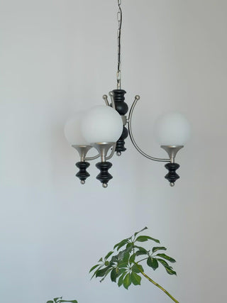 Tina Mid-Century Modern Wood Chandelier