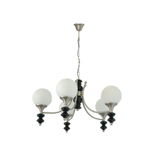 Tina Mid-Century Modern Wood Chandelier