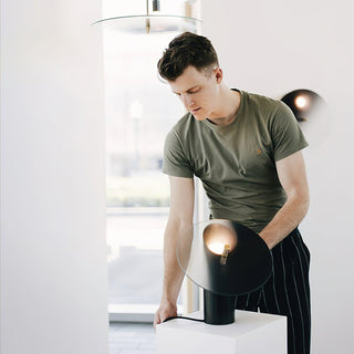 Tinge Sculptural Iron Table Light