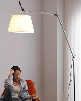 Biank Modern Metal Glass Floor Lamp
