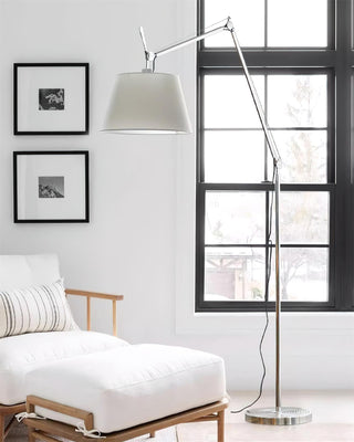 Biank Modern Metal Glass Floor Lamp