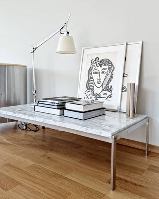 Biank Modern Metal Glass Floor Lamp