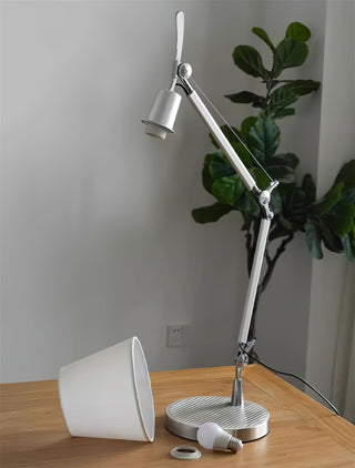 Lip Modern Metal Glass Desk Lamp