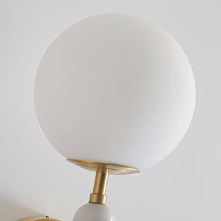 Lynor Modern Marble Glass Wall Sconce