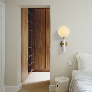 Lynor Modern Marble Glass Wall Sconce