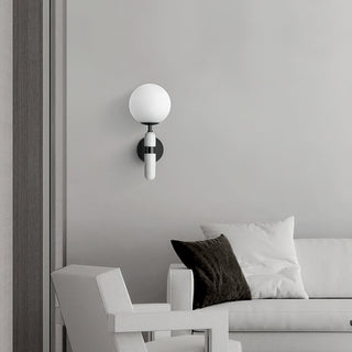 Lynor Modern Marble Glass Wall Sconce