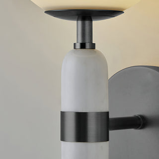 Lynor Modern Marble Glass Wall Sconce