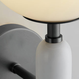Lynor Modern Marble Glass Wall Sconce