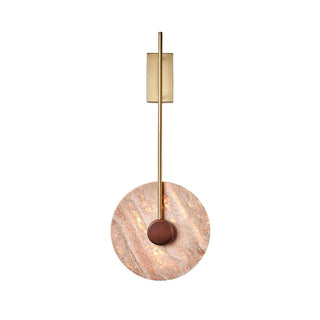 Travertine Disc Oriental Travertine Wall Light